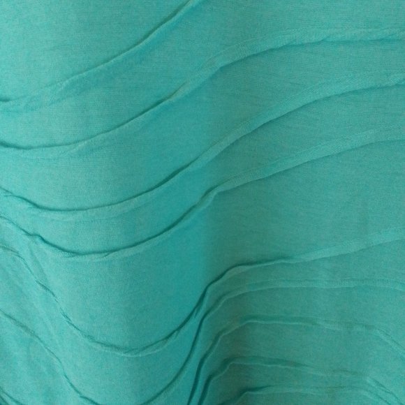 NWT Simply Vera Vera Wang turquoise tank top, sz M - Picture 3 of 7